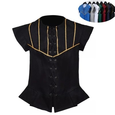 Medieval Mens Vest Renaissance Doublet Tudor Mens Waistcoat Halloween Waistcoat