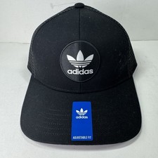 Adidas Originals Tonal Circle Trucker Mesh Adjustable Snapback Cap Hat - New