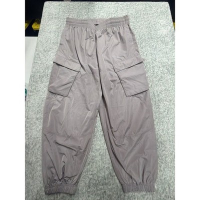 Under Armour Womens Unstoppable Wvn Sheen Cargo Pants Mauve 1389672 Size Large
