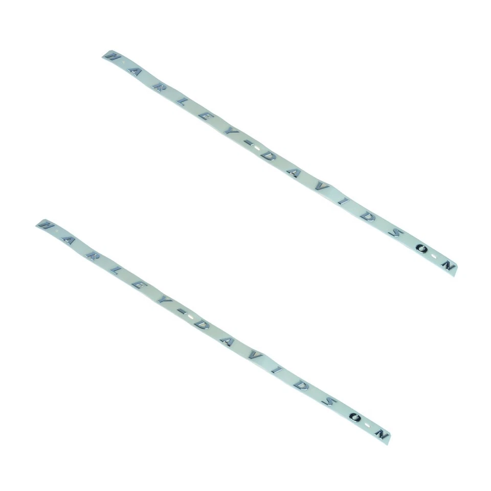 Juego de pares de montaje en plataforma cromada letras emblema Harley Davidson OEM para camioneta Ford Foto 3 de 4