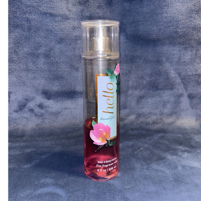 Bath & Body Works Hello Beautiful Fine Fragrance Mist Body Spray 8 fl oz (Used)