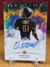 2022 Panini Chronicles Origins Signatures ONEIL CRUZ AUTO RC #OS-OC PIRATES