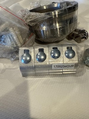 316 SS Filter Housing Head 5'' ID   Band Clamp Kit w/ 6 Clamps (50W 316SS)