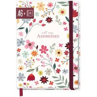 HäFft Adressbuch A6 Mit Gummiband - Wild Flower
