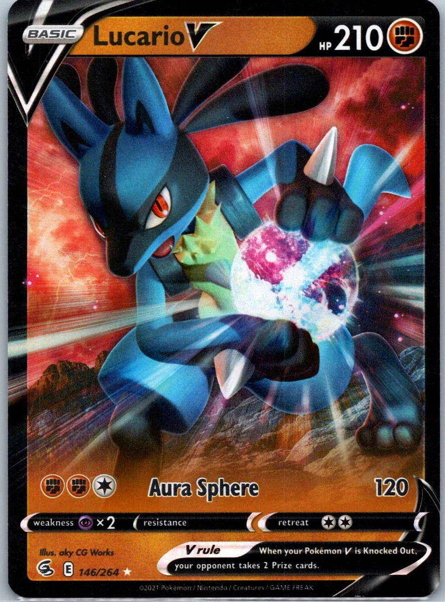 Lucario V Pokémon TCG Cards for sale | eBay