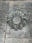 Vintage Anchor Hocking MCM Boopie Berwick Bubble Glass 5” Ashtray Trinket Dish