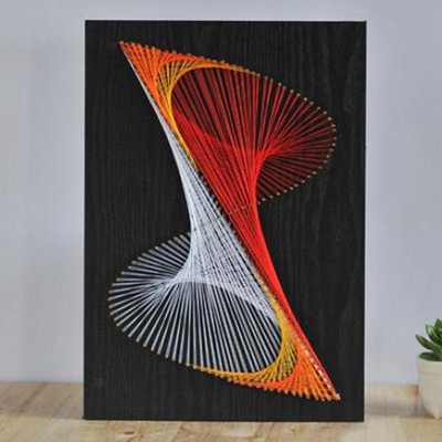 Crafts Pin String Art Kits Für Kinder Geometric 8 Pattern Home Decor Handmade