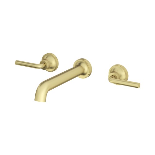 Pfister LG49-TNT2 Gold Tenet 1.2 Gpm Wall Mounted Widespread Bathroom Faucet