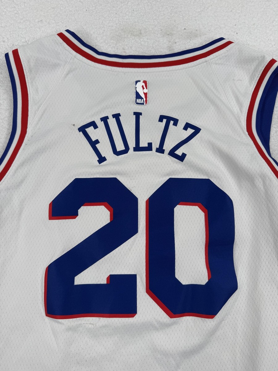 Philadelphia 76ers Jersey Mens 2XL White NBA Basketball Markelle