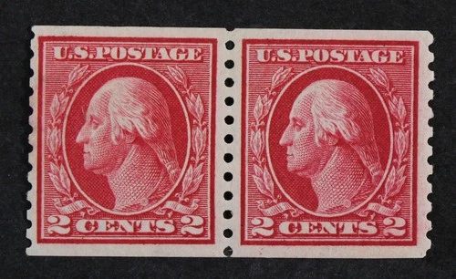 CKStamps: US Stamps Collection Scott#444 2c Mint LH OG Gum Dist 24 1/2mm