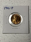 1942-P BU Red Lincoln Wheat Cent Gem