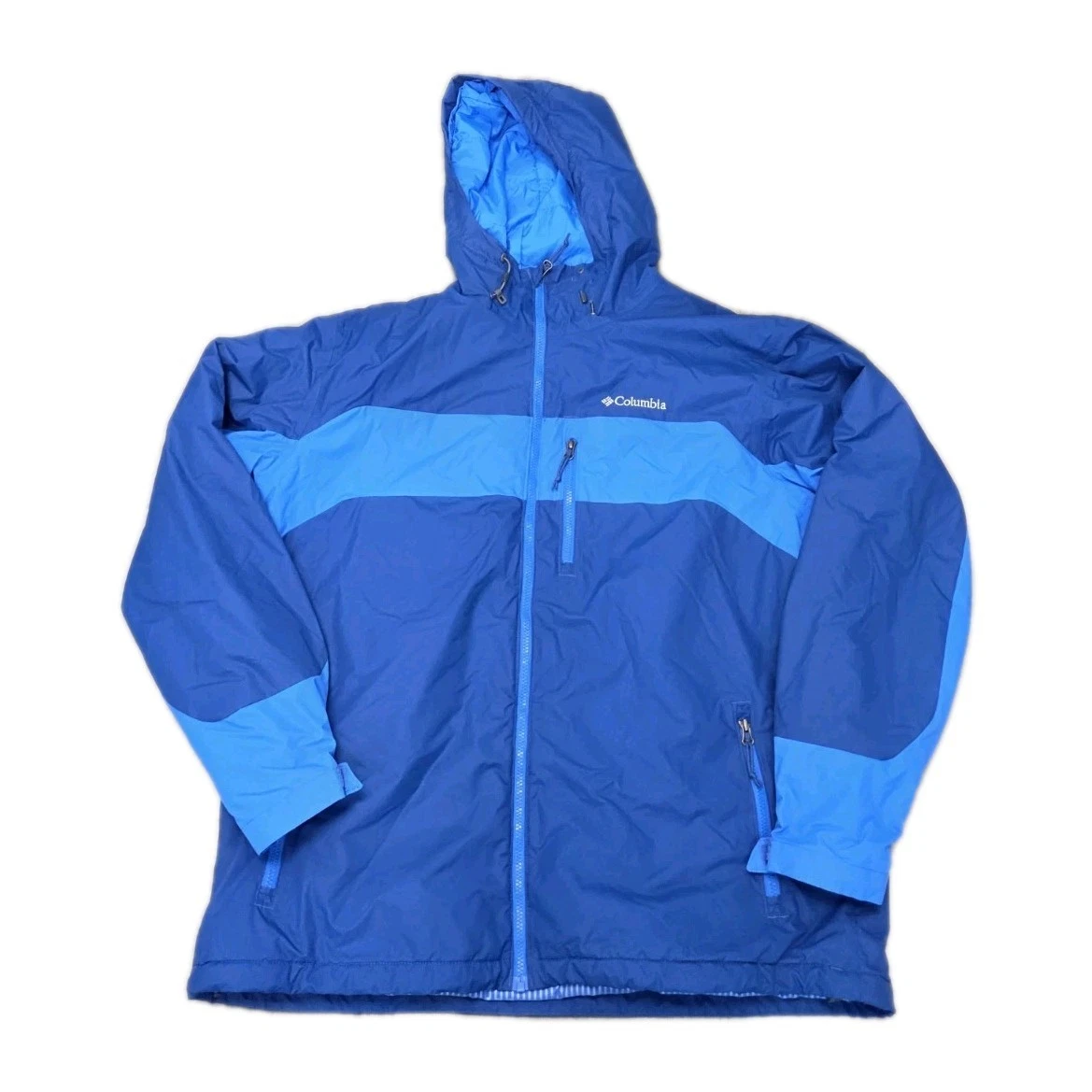 Columbia Winterswept Jacket with Thermal Coil Lining Blue Men's XL READ