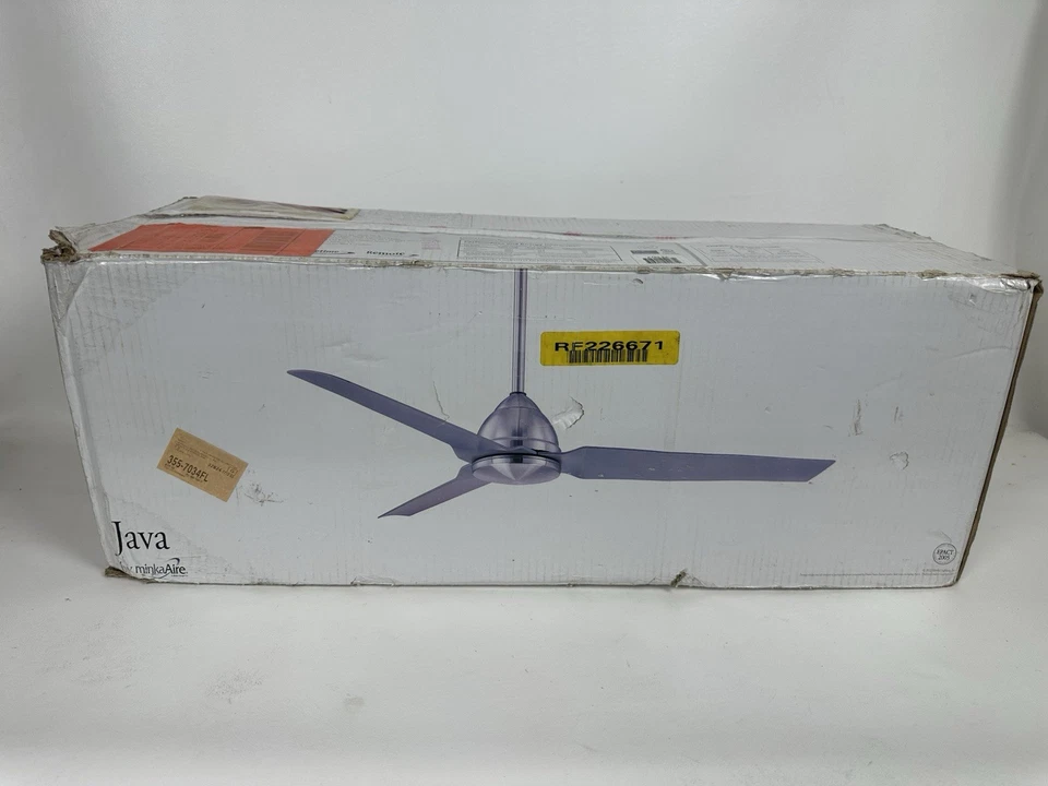 Minka-Aire JAVA Kocoa 54" Outdoor Ceiling Fan With Remote Control Brown- F753-KA - Image 3 of 4