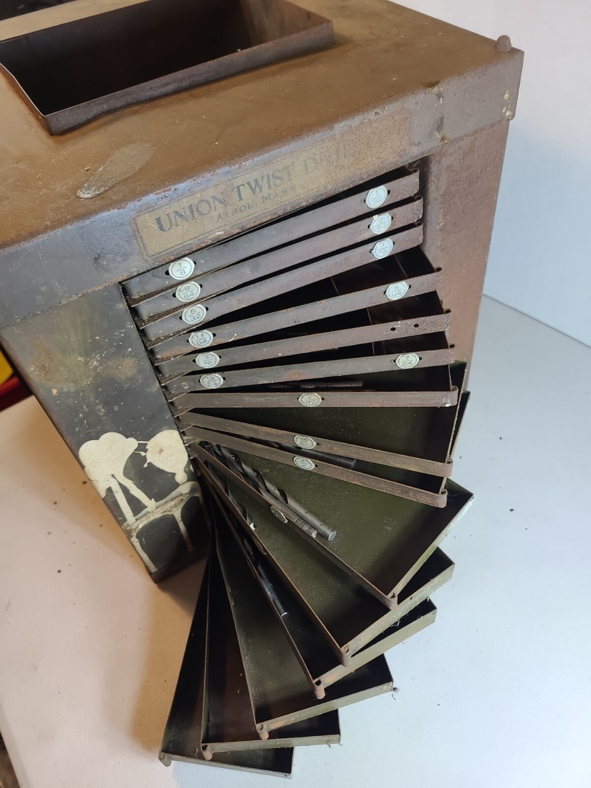 Union Twist Drill Co Spinning Bachelder 1920s Athol