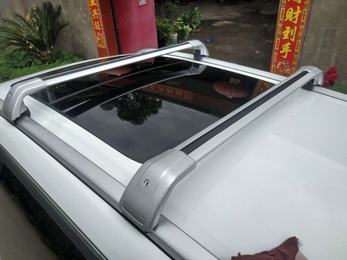 2PCS Cross Bar Roof Rail Fits For KIA EV3 2024-2026 Luggage Kayak Carrier Bars - Picture 6 of 9