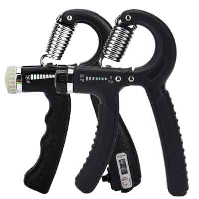 5-60Kg Adjustable Heavy Gripper Fitness Hand Exerciser Grip Wrist Training 