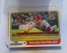 2023 Topps Heritage High Number #508 Cal Stevenson 10 Count Rookie Card Lot