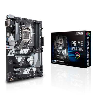 MOTHERBOARD PRIME B365-PLUS aura sync VON ASUS