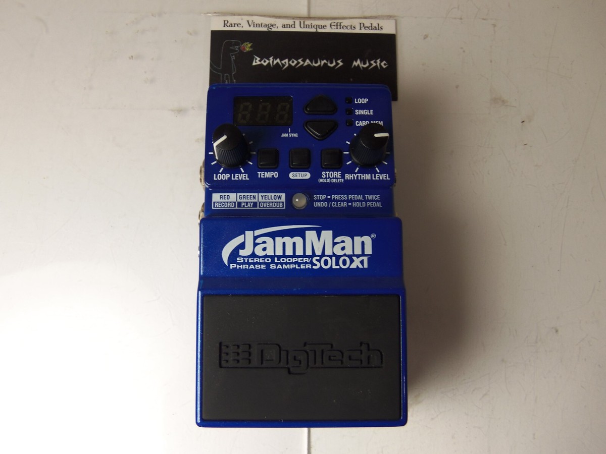 Digitech Jamman Solo XT Looper Effects Pedal Phrase Sampler Free
