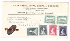 Turkey Sc#634(x2)#636,#677(pair)#679-BEYOGLU-1930(Faint Date)-ILLUSTRATED