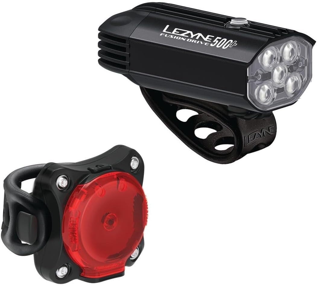 Lezyne Fusion Drive 500+ and Zecto Drive 200+ Pair Bicycle L