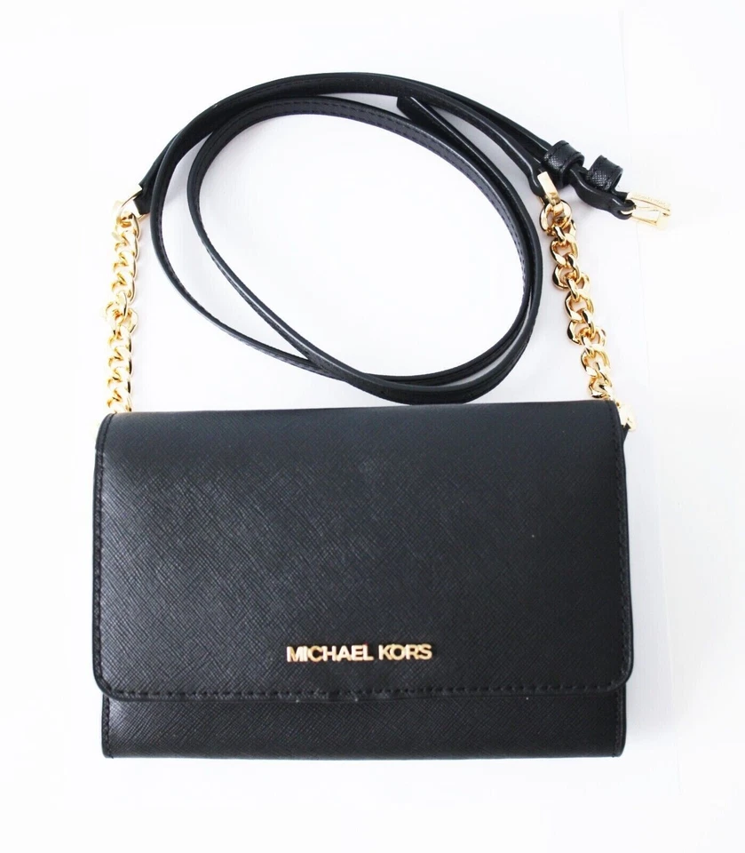 MICHAEL KORS Tasche JET SET TRAVEL MD MF PHONE XBody schwarz Portemonnaie - Bild 1 von 4