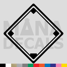 Baseball Diamond Vinyl Die Cut Decal Sticker - Sport Athlete Base Homerun Field