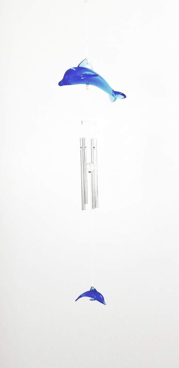 みみさま専用　飾り窓　ハンドメイド雑貨 Acrylic Hanging Dolphin Wind Chime Garden Decor By Backwoods