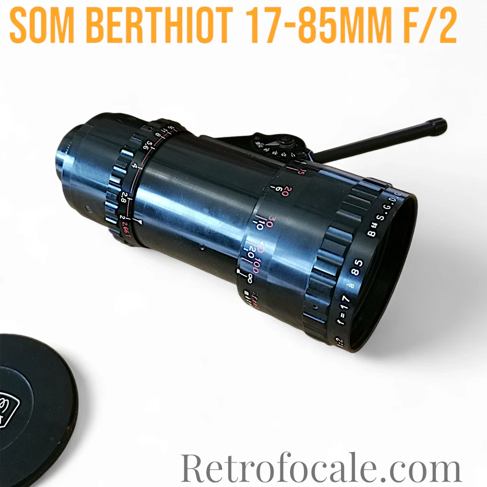 🖤 Berthiot Pan Cinor Sound 17-85 mmm F/2 🖤 Parfocal Super 16 Kern Bolex Foto 2 de 4