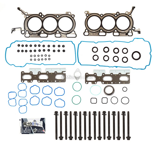 Juego de pernos de junta de culata para 08-13 Mazda 6 CX-9 3,7 L DOHC V6 24V Foto 2 de 4