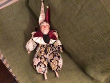 MARDI GRAS JESTER HARLEQUIN DOLL