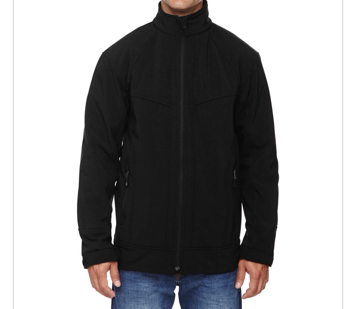 North End Sport 88604 Men's Anti-Pill Performance Waterproof Jacket Men’s Size L