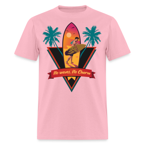 No Waves No Charm shirt Ocean Beach Surfing Lover Sunset T-Shirt Size S-6XL - Picture 35 of 40