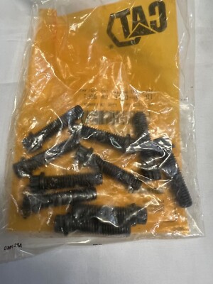 10-Pack CAT Caterpillar 5P-0076: 3/8''-16 X 1 1/2'' 12-POINT HEAD BOLT OEM