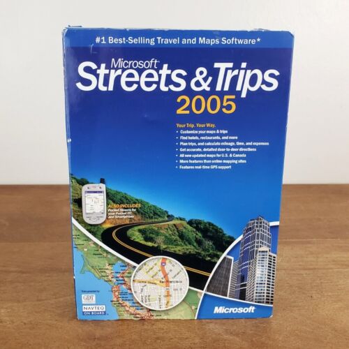 Microsoft Streets &amp; Trips 2005, New Sealed