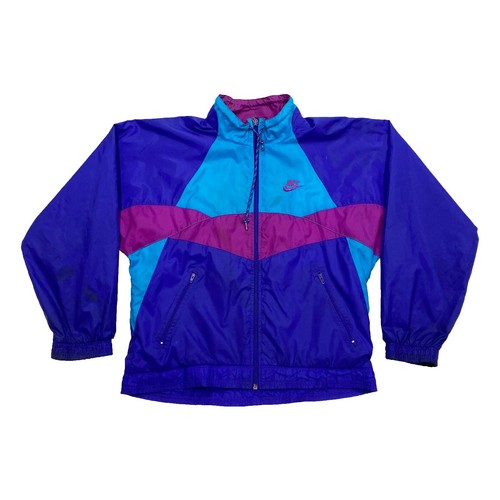 Nike Kids Chándal Chaqueta Superior | Vintage 90s Juventud Sportswear  Púrpura Verde De Colección | eBay