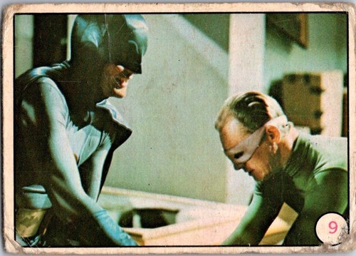 1966 OPC Batman Riddler Back #9 Batmobile Breakdown
