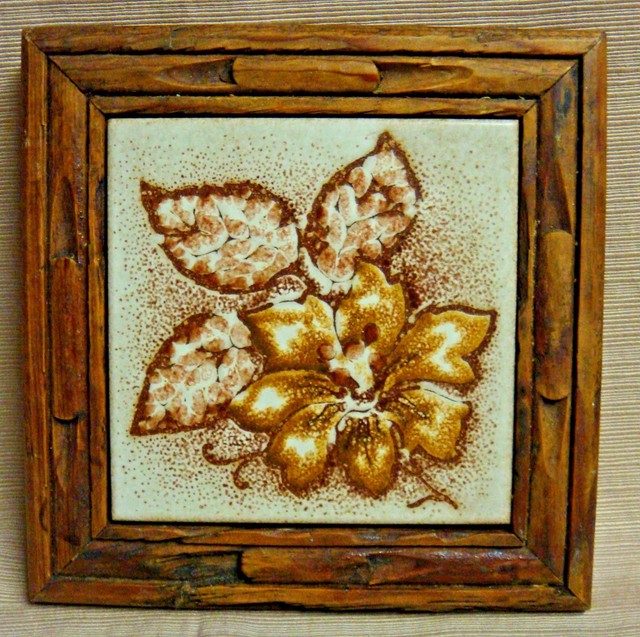 S. Marco ITALIAN CERAMIC TILE in Handcarved Wooden Frame TRIVET eBay