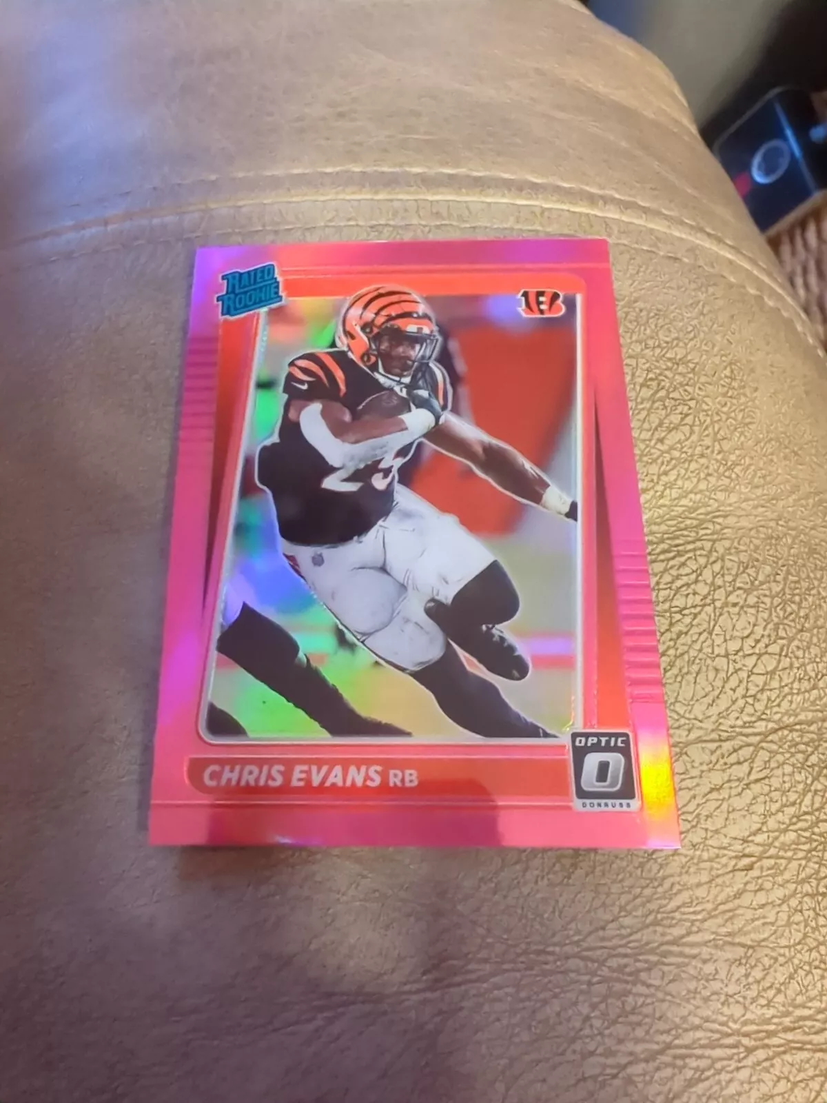 Chris Evans trading card