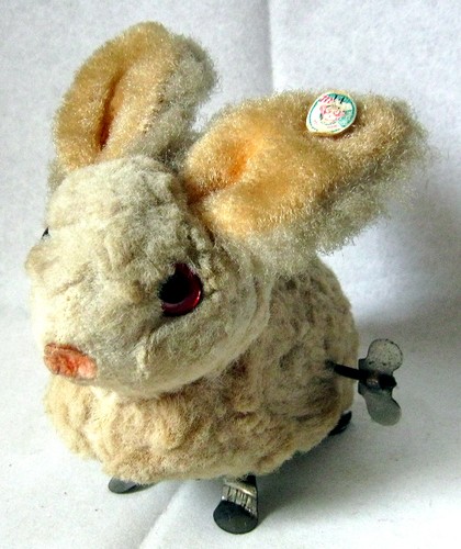 MAX CARL - Biche En Peluche Avec Grelot - Années 50 - Collection - Fabriquée En Allemagne
