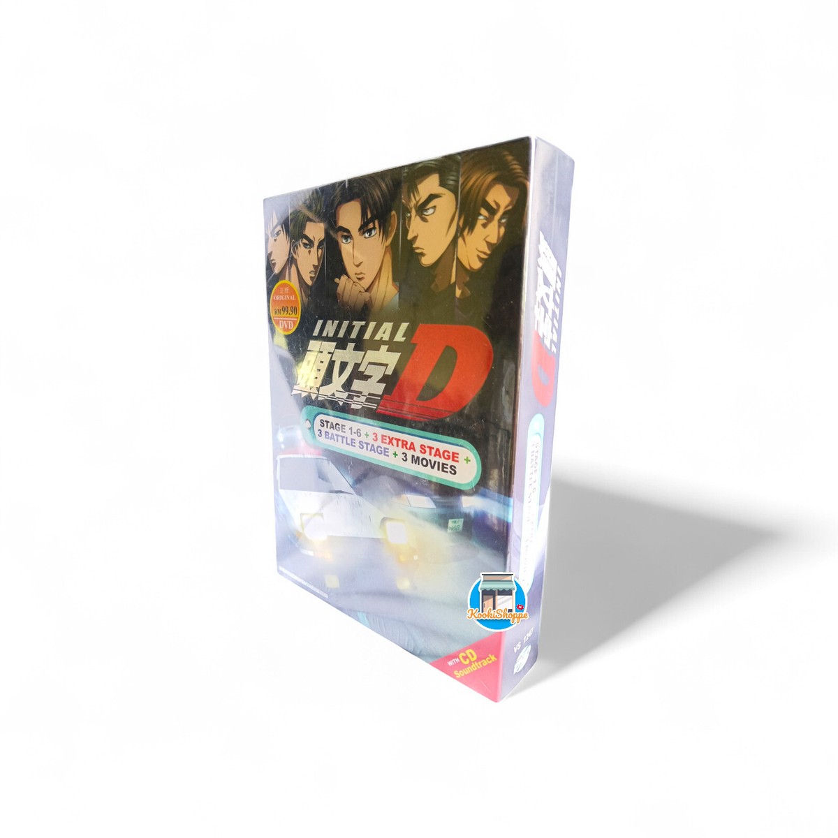 DVD ANIME INITIAL D Stage 1-6 + 3 Movie +3 Extra stage +3 Battle
