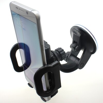 Car Mount Windshield Holder Glass Cradle Rotating Dock Suction for Smartphones