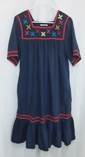 Go Softly Cotton House Dress Women's Size Small - K5