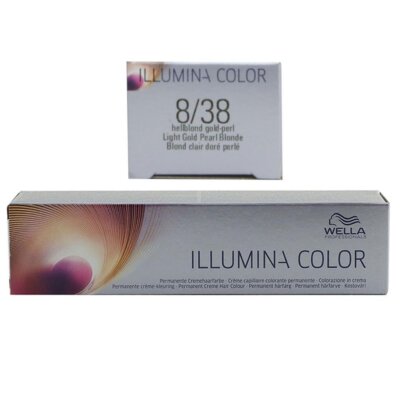 Wella Professionals Illumina Color 60 ml 8/38 hellblond gold pearl permanente Cr
