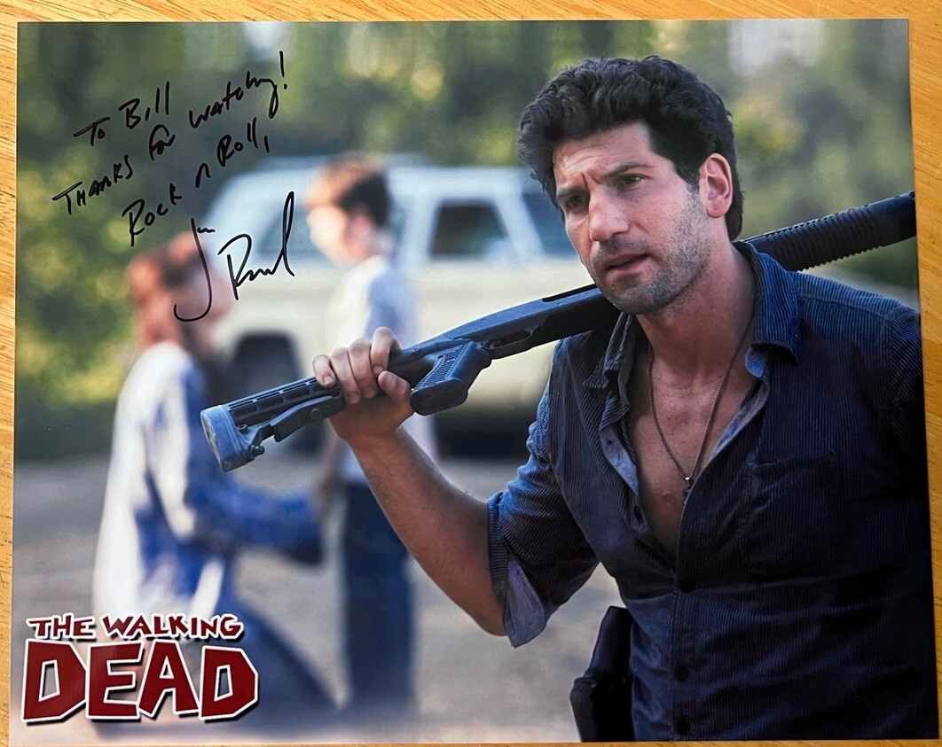 Autographed Jon Bernthal Photo The Walking Dead Shane Horror