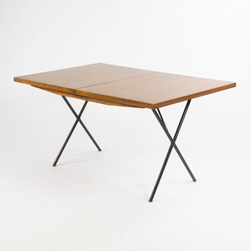 1950's Original George Nelson Herman Miller X Leg Extension Dining Table 5260 - Picture 3 of 12