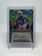 2020 Panini Spectra CJ Henderson RC Rookie Autograph Neon Green /50 Jaguars
