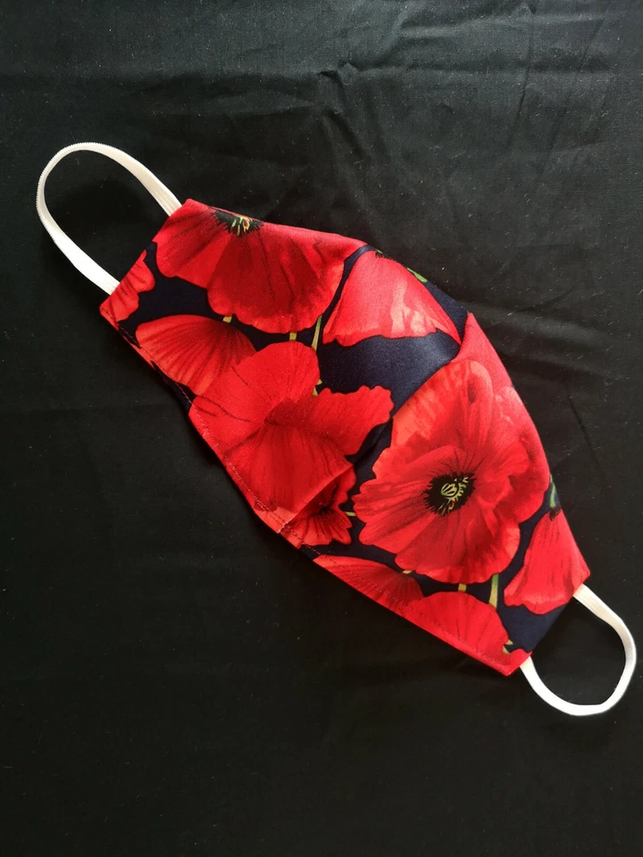 Adult Handmade Machine Wash Reusable Face Mask 100% Cotton Made in Canada - Image 3 of 4