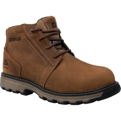 Stivali di sicurezza Caterpillar Cat Parker marroni taglia 7 - NUOVI (S1P FO HRO SRA)