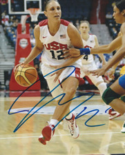 Diana Turasi Autographed 8x10 Phoenix Mercury Team USA E463